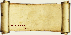 Borka Pljakić vizit kartica